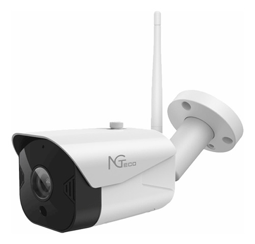 Zkteco Cámara De Seguridad Ng-c401 Bullet Wifi 1080p Distancia Ir 15 Metros Almacenamiento Local Y En La Nube Control Remoto Audio Bidireccional  Máxima Seguridad Cctv Funciona Con Alexa