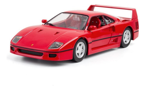 Lzl 1:24 1987 Ferra F40 Supercar Modelo De Metal Coche