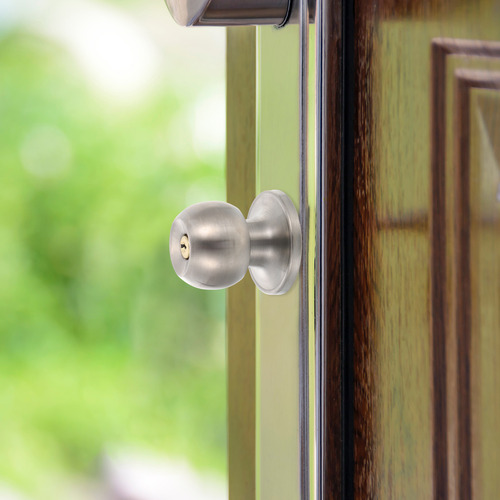 Tiradores De Puerta Negros Y Cerradura De Puerta De Acero In
