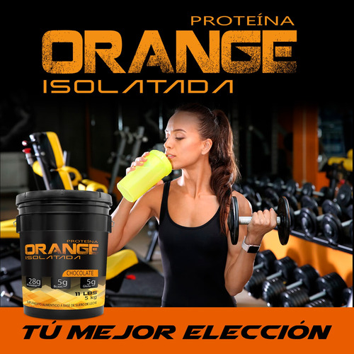 Orange Proteína Isolate 5kg 131 Servicios Chocolate