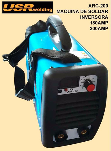 Maquina De Soldar Electronica 200amp 220v Usr Welding Alco