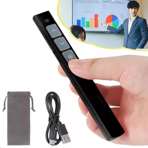 Caneta Power Point Laser Wireless Slides Apresentação Canva