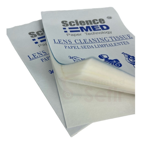 Papel Seda Limpialentes (microscopios, Camaras, Etc.) Color Blanco