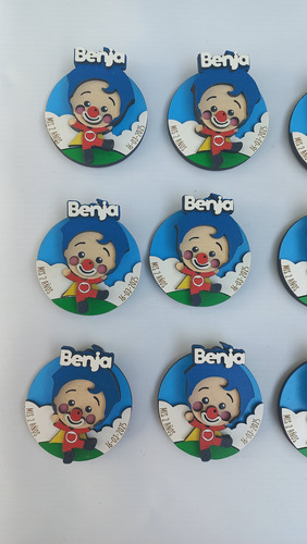Imanes Llaveros Souvenirs Personalizados Personajes X15 Plimplim Mod.2