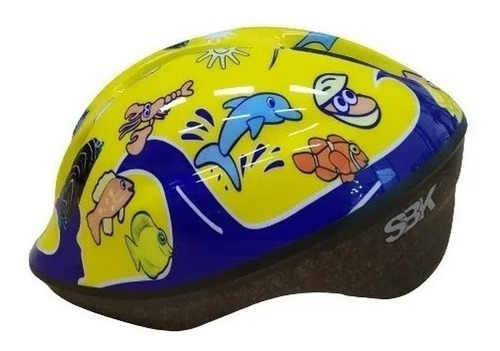 Imagen 1 de 6 de Casco Sbk Ciclista Bicicleta Niño Regulable Ventilado Junior
