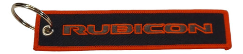 Llavero Bordado De Sarga Con Logotipo De Rubicon Con Logotip