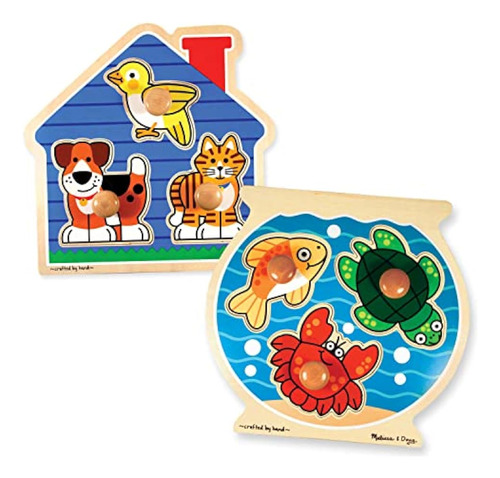 Melissa &amp; Doug Animals - Juego De Rompecabezas