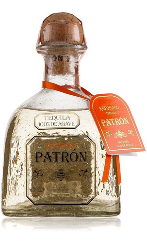 Tequila Patrón Reposado Agave Mexicano 375ml