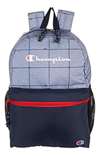 Mochila Champion Youthquake Gris/azul Marino Talla Única