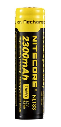 Imagen 4 de 6 de Bateria Recargable 18650 Nitecore Nl1823 Li-ion 3.7v 2300mah