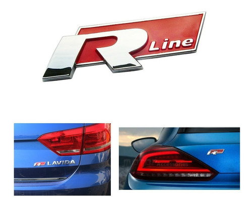 Logo Rline Volkwagen Racing Line Sport Tuning Auto Karvas