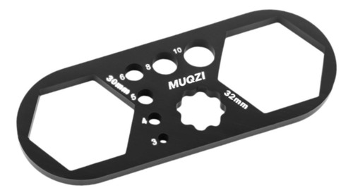 2 Llave Para Tapas De Horquilla De Bicicleta Negro 30 Mm 32