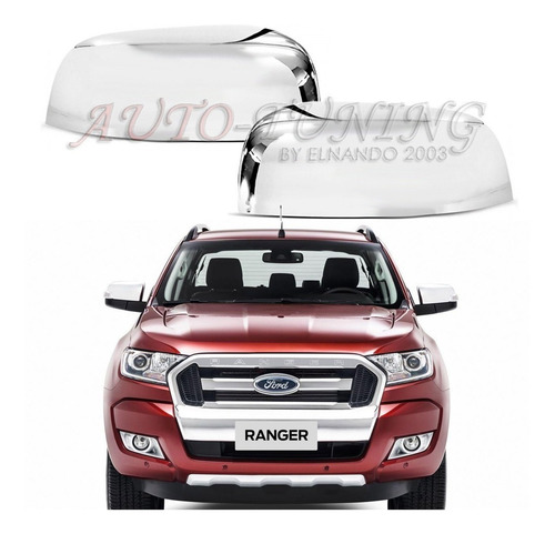 Imagen 7 de 8 de Cacha Cubre Espejos Ford Ranger 2013 Al 2019 2 Unidades