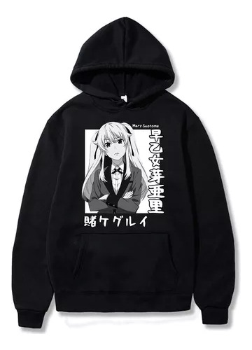 Buzo Canguro De Kakegurui Para Ropa De Calle Unisex