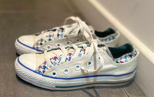 Zapatillas Blancas Converse All Star 35 Impecables