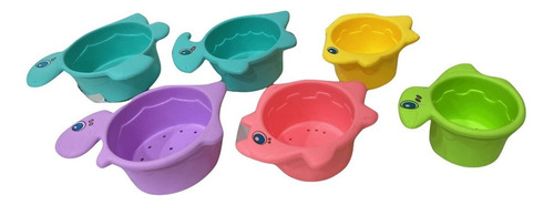Set De Animalitos Apilables Coladores Para Baño - Mazel Toys