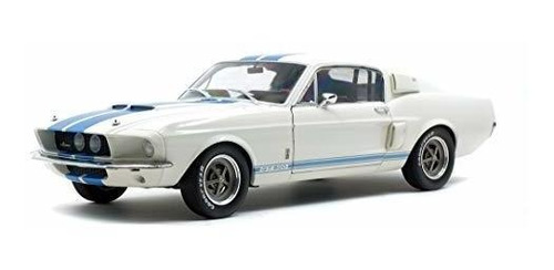 Solido S1802901 1:18 1967 Shelby Mustang Gt500, Rayas Blanca