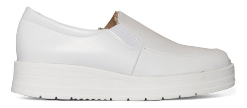 Zapato Mocasín Clínico Piel Blanco Mujer Meriggiare 7001gnv®