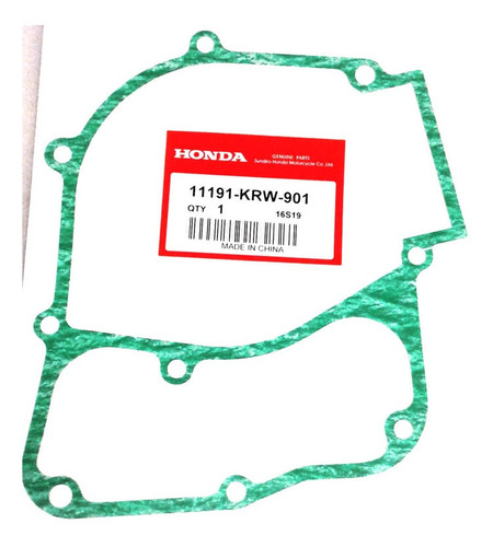 Junta Medio Carter Orig Honda Elite 125 2005-13 Centro Motos