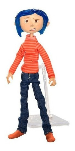Coraline Jones In Striped Shirt Figura 17cm Neca Original