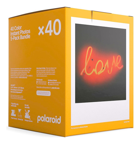 Película Polaroid Instant Color Para Cámaras I-type 40 Fotos