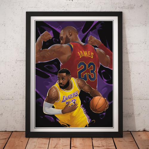 Cuadro Basquet Nba - Los Angeles Lakers - Lebron James