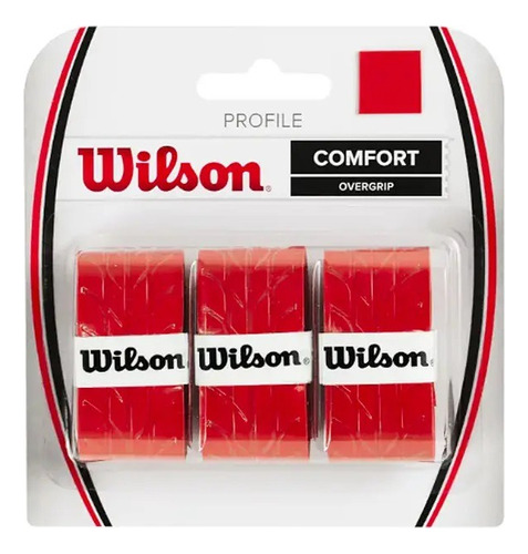 Overgrip Wilson Profile Comfort Rojo X3