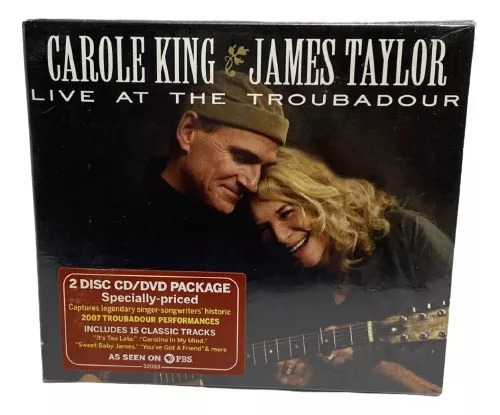 Carole King & James Taylor Cd + Dvd Live At The Troubadour