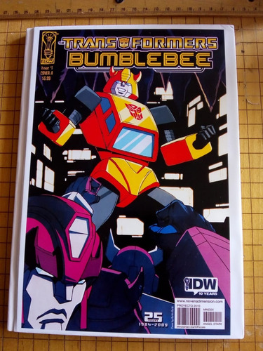 Bumble Bee Transformers Español Pasta Dura Comic Libro