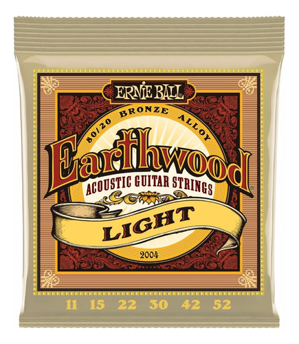 Cuerdas Ernie Ball Earthwood  Guitarra Acustica 2004 11/52