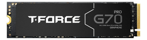 Teamgroup T-force G70 Pro Graphene Heatsink 1tb Dram Slc