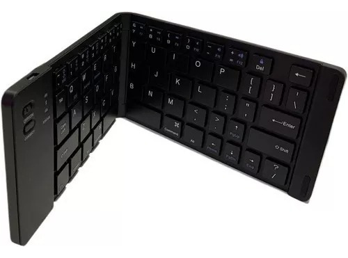 Teclado Inalambrico Bluetooth 3.0 Plegable Color: Negro