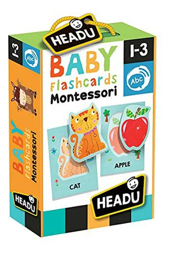 Headu Baby Flash Cards Método De Aprendizaje Escolar Montess