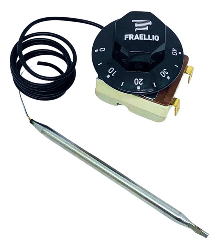 Termostato Capilar 0 A 40°c 20a 2 Pinos Com Botão - Aquario 127/220v
