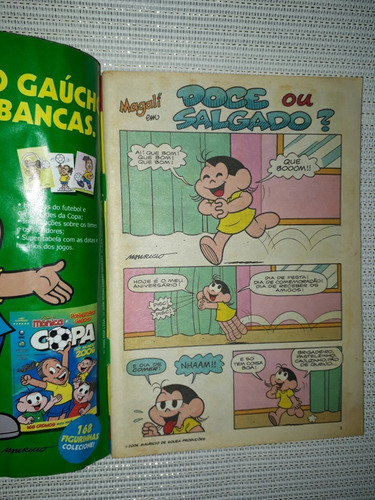 Gibi Magali - Nº 395 - Editora Globo ( 21 ) (Usado)