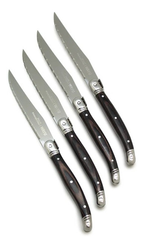 Set 4 Cuchillos Black Mesa Carne Wayu Limited Asado Cocina 