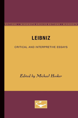 Livro: Em Inglês Leibniz: Ensaios Críticos E Interpretativos