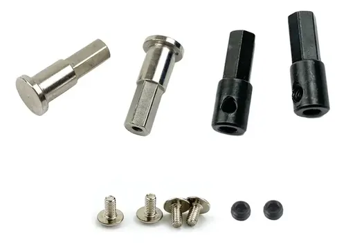 4 pezzi adattatore per mozzo ruota esagonale da 5 mm a 12 mm