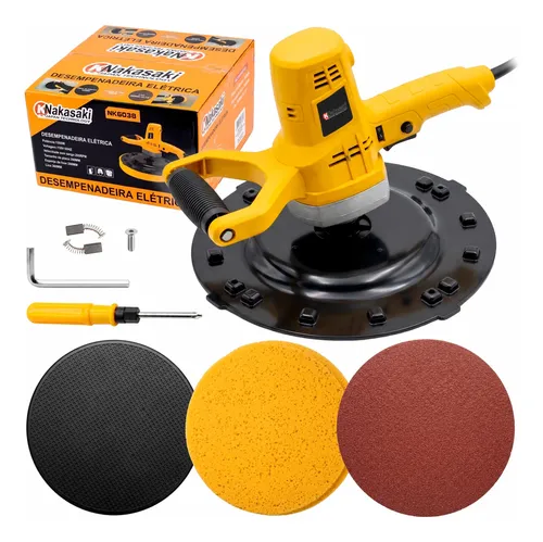 Desempenadeira Elétrica 1300w 110v Para Reboco Parede Mde - R$ 465,9