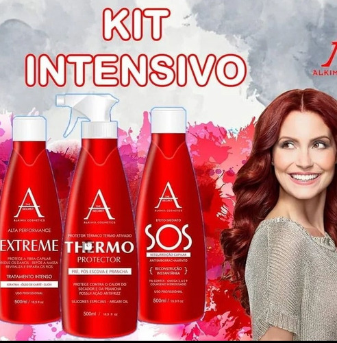 Kit Capilar Intenso Repair Alkimia 500ml