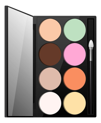 Imagen 6 de 10 de Set X4 Paletas De Rostro Profesionales Xulu Cosmeticos
