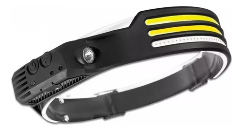 Linterna Cintillo Frontal Bicolor Led Luz Camping Lampara Linterna Negro - 228228 Luz Blanco/rojo - 228228