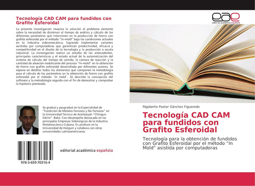 Libro: Tecnología Cad Cam Para Fundidos Con Grafito Esferoid