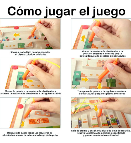 Laberinto Magnético Educativo Montessori De Color Y Número