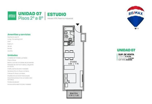 Imagen 18 de 25 de Emprendimiento Balcón Palermo Departamentos Apto