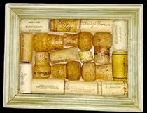 Comprar Apoya Fuente Apoya Pava Artesanal 17 X 22  Madera Y Corcho