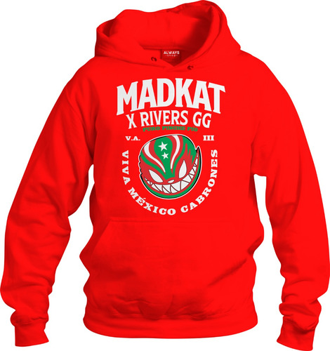 Sudadera Hoodie Rivers X Madkat Mad Cat M2-adulto Niño Y Xxl