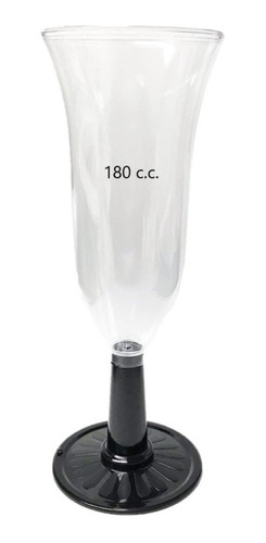 Pack X120 - Copa Plástica Descartable Champagne - Mod. Nancy