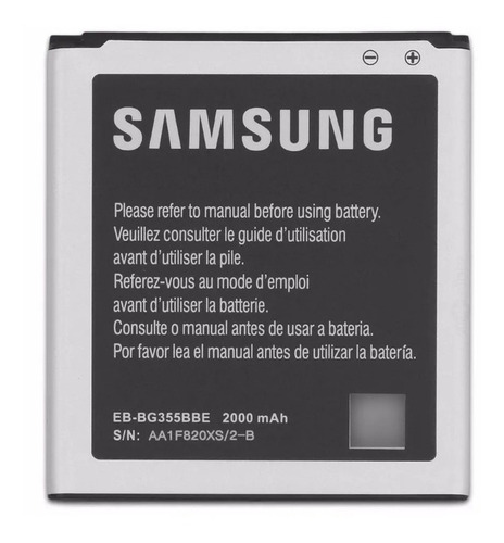 Batería Pila Para Teléfono Samsung Core 2 G355 G355m 2000mah