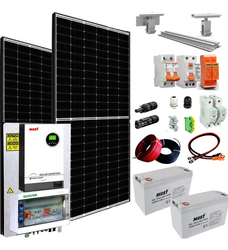 Kit Solar Completo Must 18000w Inverter 5.2kw Ml11